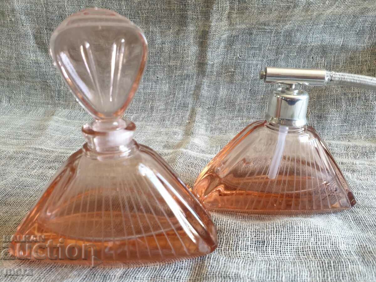 Russian Crystal Colored Glass Cosmetic Set - 5