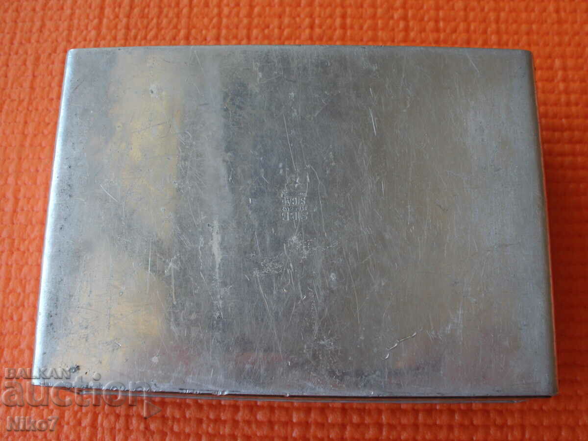 Παράδοση Παλιό, ελβετικό, κουτί από μέταλλο και ξύλο - "Ελεύθερος σκοπευτής". Παράδοση Παλιό, ελβετικό, κουτί από μέταλλο και ξύλο - "Ελεύθερος σκοπευτής".