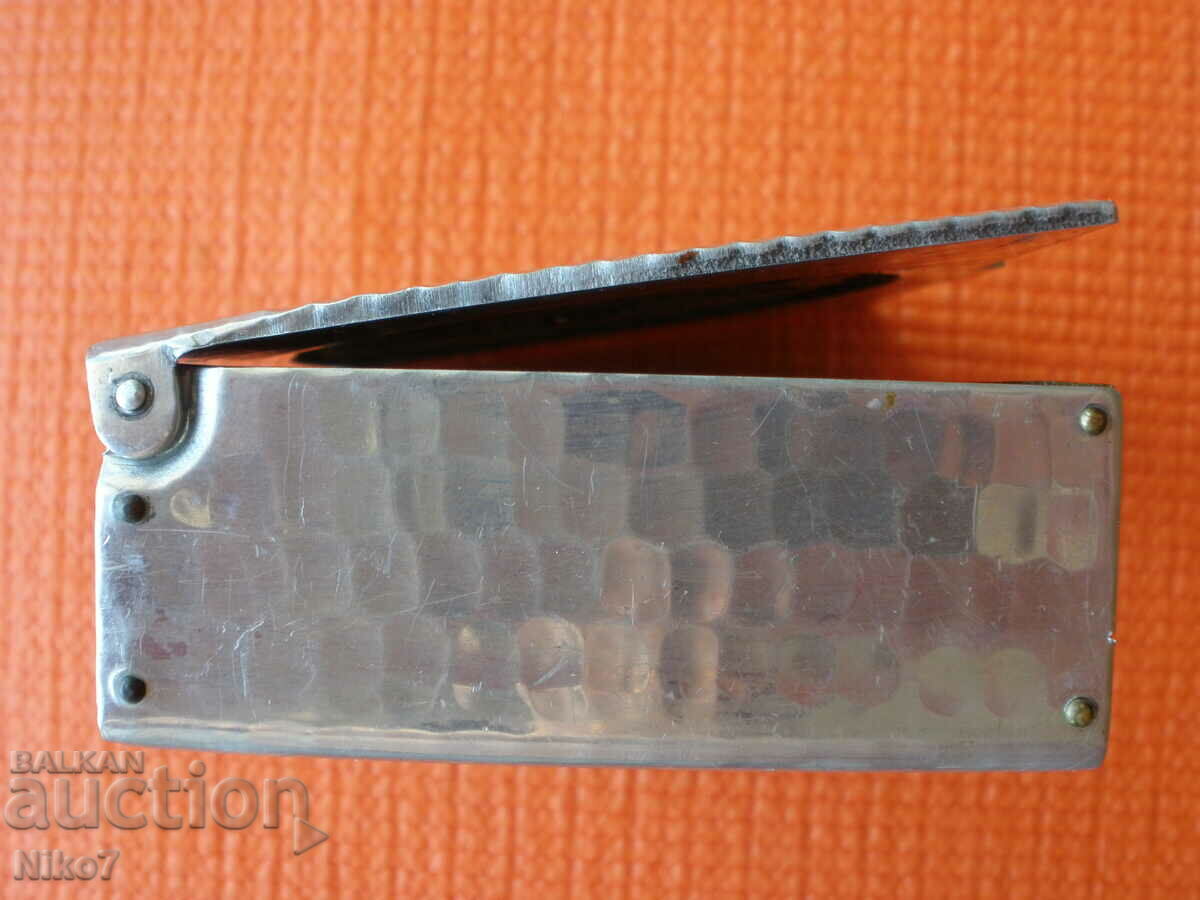 Παλιό, ελβετικό, κουτί από μέταλλο και ξύλο - "Ελεύθερος σκοπευτής". - 6 Παλιό, ελβετικό, κουτί από μέταλλο και ξύλο - "Ελεύθερος σκοπευτής". - 6