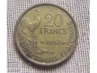 Франция - 20 фр.1950