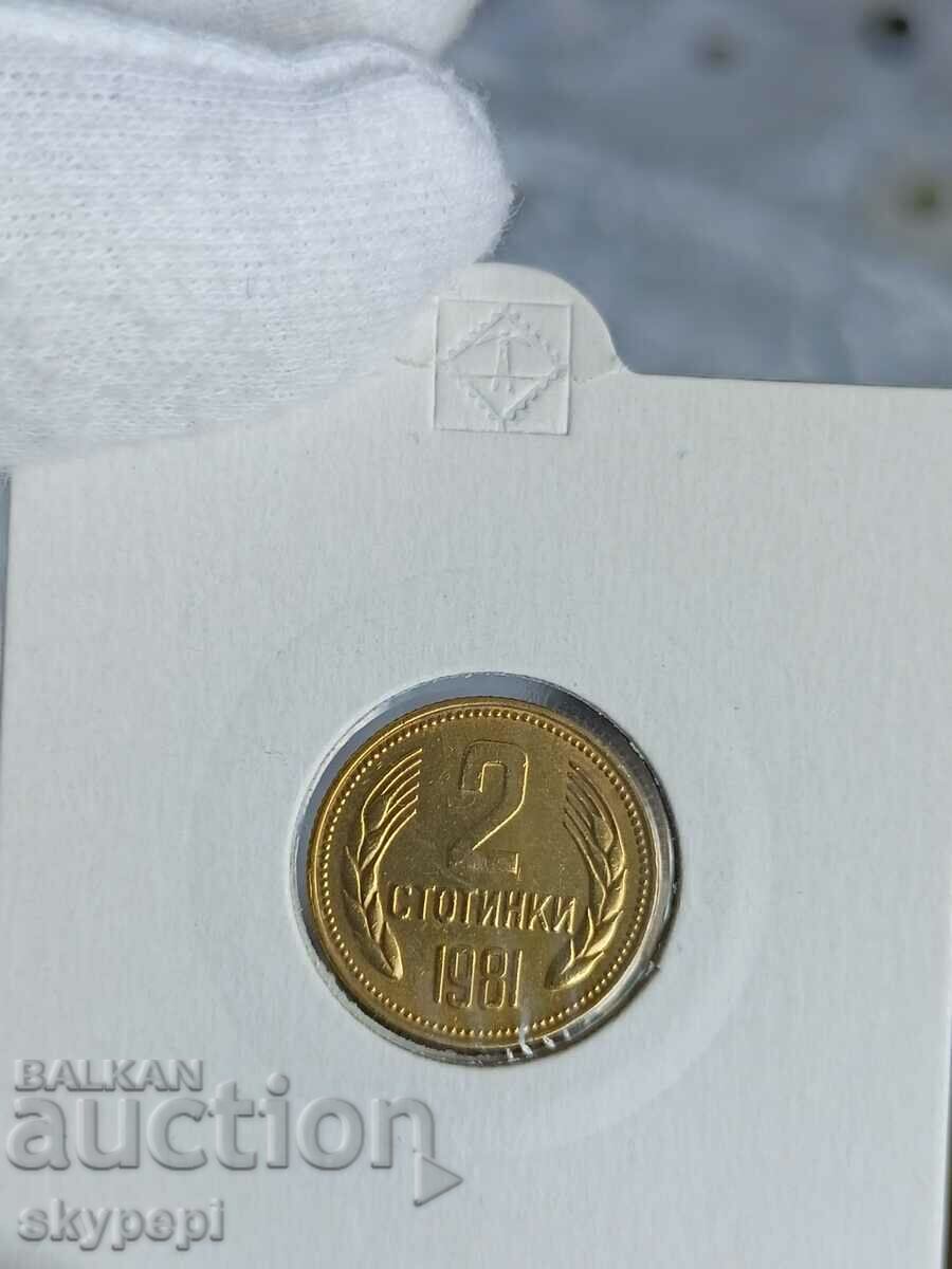 Auction 2 cents 1981 Auction 2 cents 1981