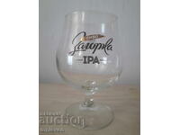 Rare Zagorka IPA beer glass and Old Lomsko beer mug