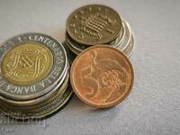 Monedă - Africa de Sud - 5 cenți | 1997