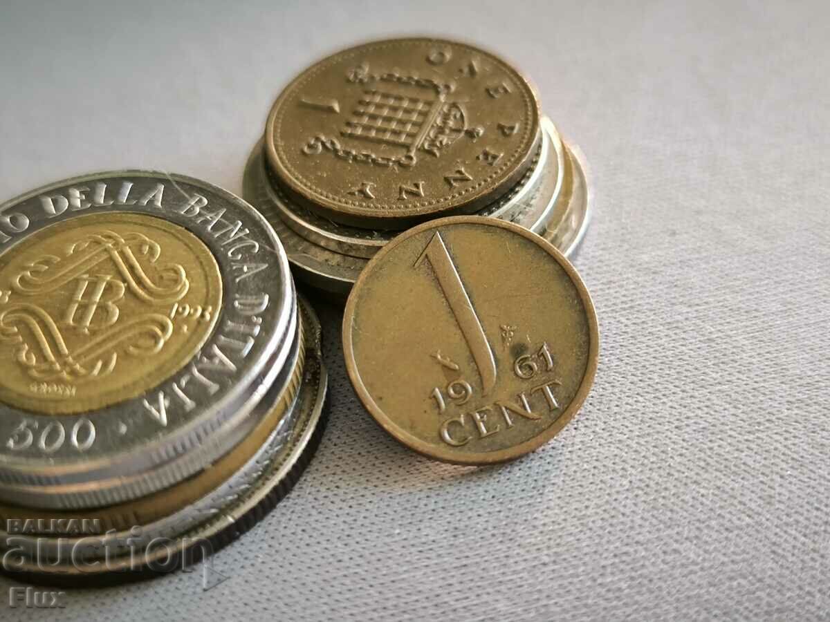 Monedă - Olanda - 1 cent | 1961