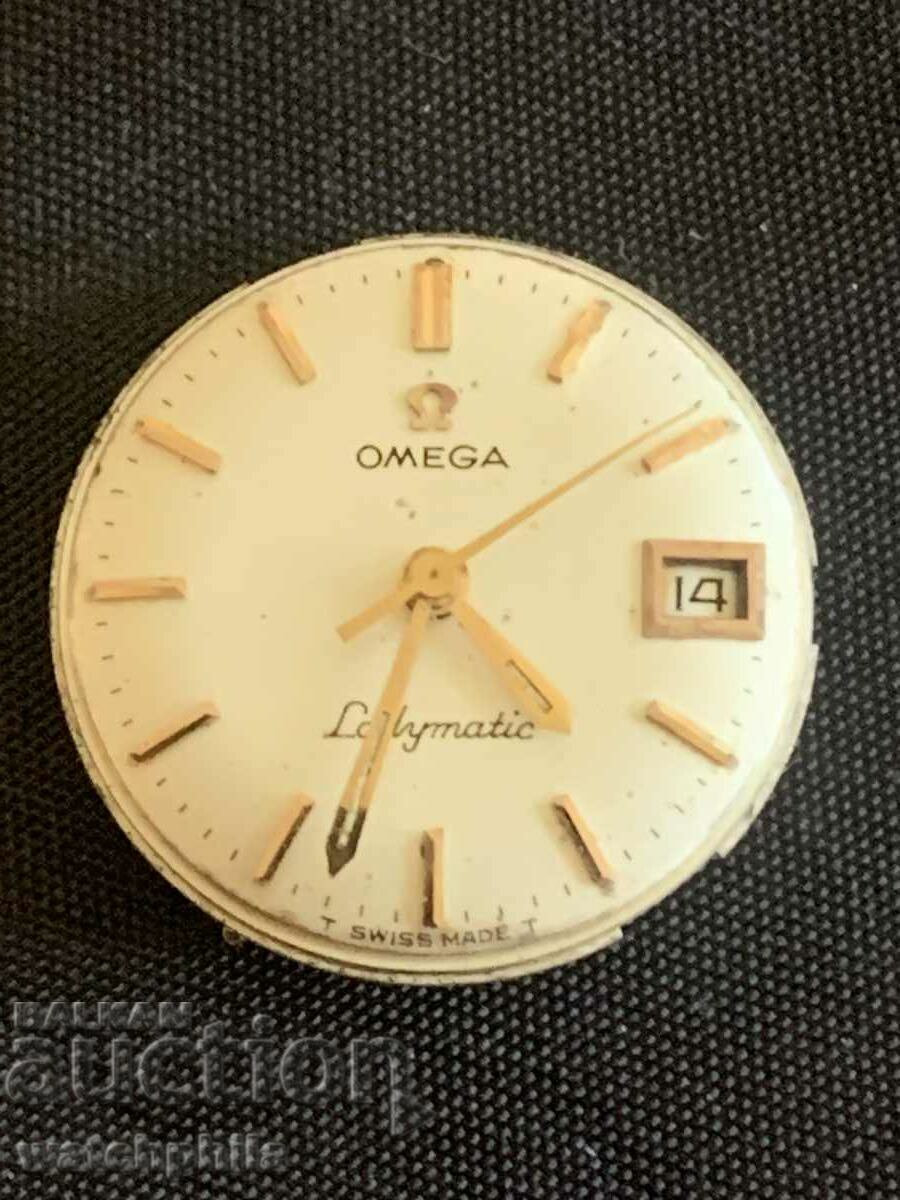 Omega Ladimatic механизъм от дамски часовник. Работи