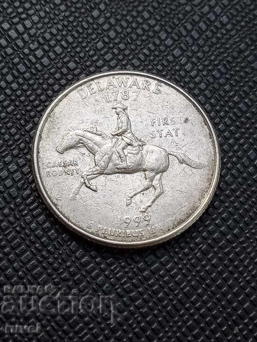 САЩ, четвърт долар 1999 г.