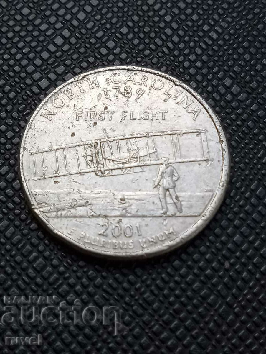 Τρίμηνο Δολάριο ΗΠΑ 2001 Τρίμηνο Δολάριο ΗΠΑ 2001