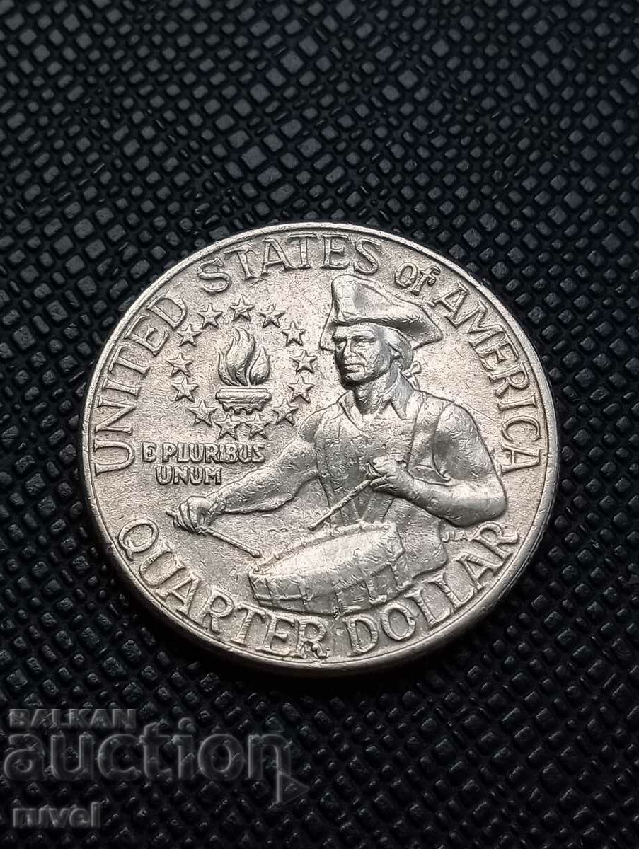САЩ, четвърт долар 1976 г.