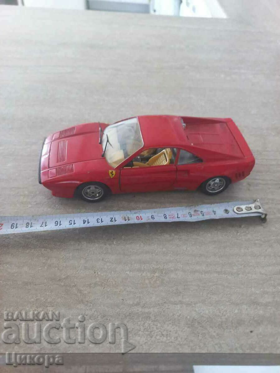 METAL TROLLEY FERRARI GTO 1984 BURAGO 1/24 - 6 METAL TROLLEY FERRARI GTO 1984 BURAGO 1/24 - 6