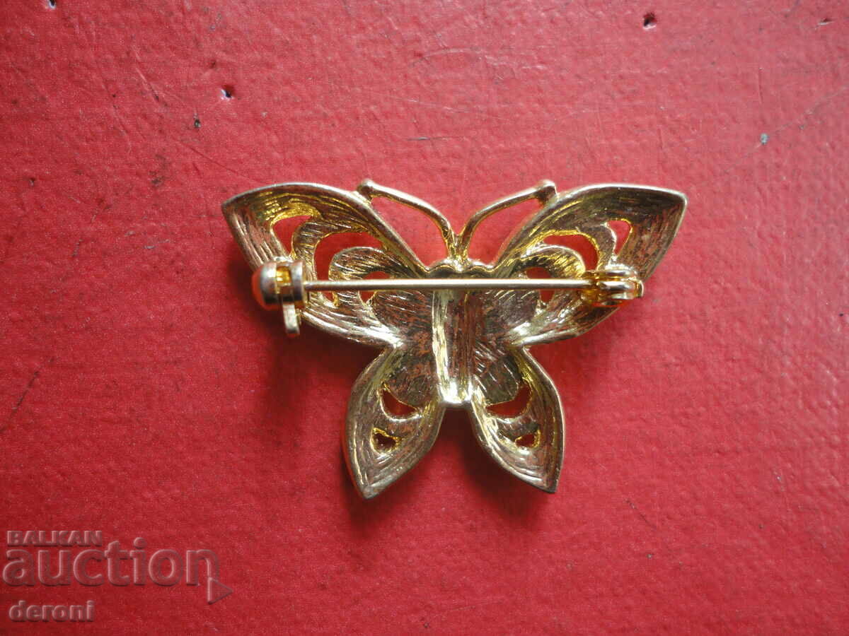 Delivery of Great gold plated brooch with 40 stones Delivery of Great gold plated brooch with 40 stones