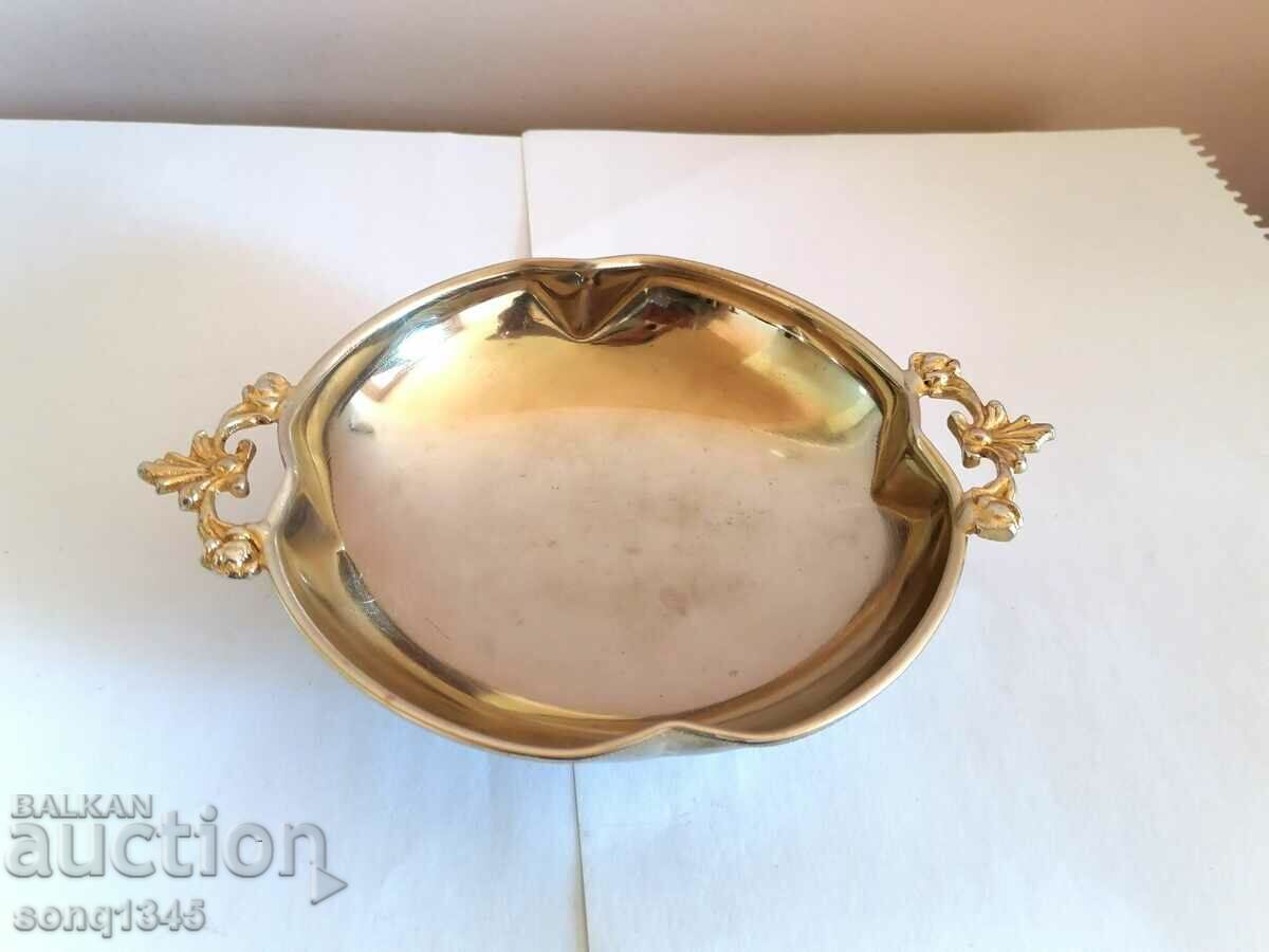 Beautiful Gilded Dish From 0.01 St.