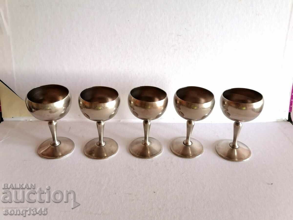 Old Silver Plated Cups From 0.01 St.