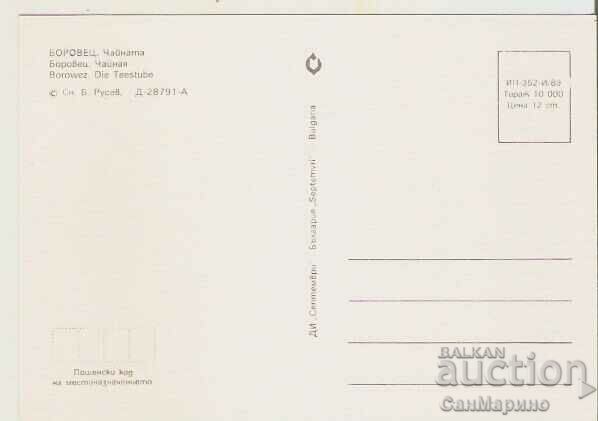 Card Bulgaria Borovets Teahouse** with price 0.90 BGN | € 0.46 Card Bulgaria Borovets Teahouse** with price 0.90 BGN | € 0.46