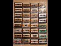 Sony audio cassettes 32pcs in a carousel stand