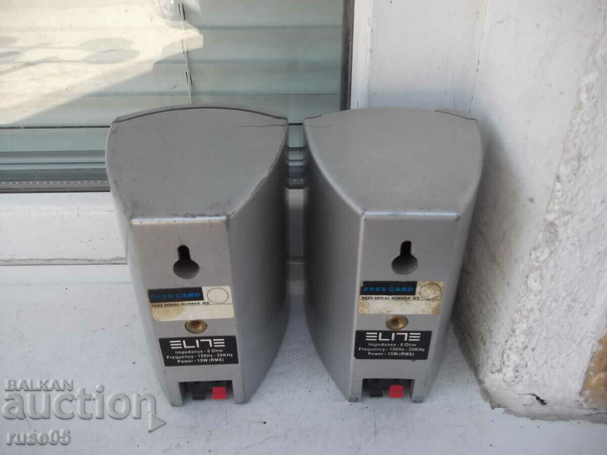 Delivery of Lot of 2 pcs. "ELITE" speakers working