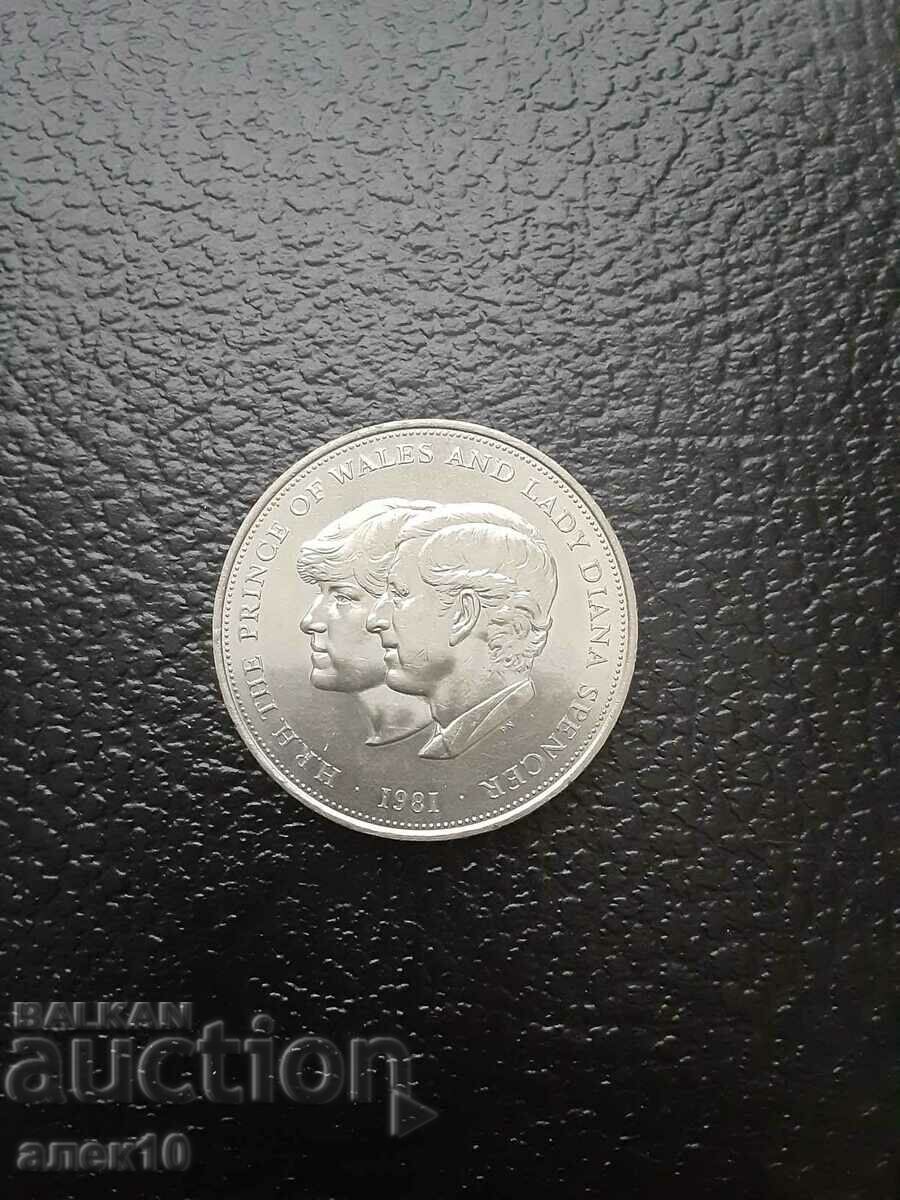 Great Britain 25 pence 1981