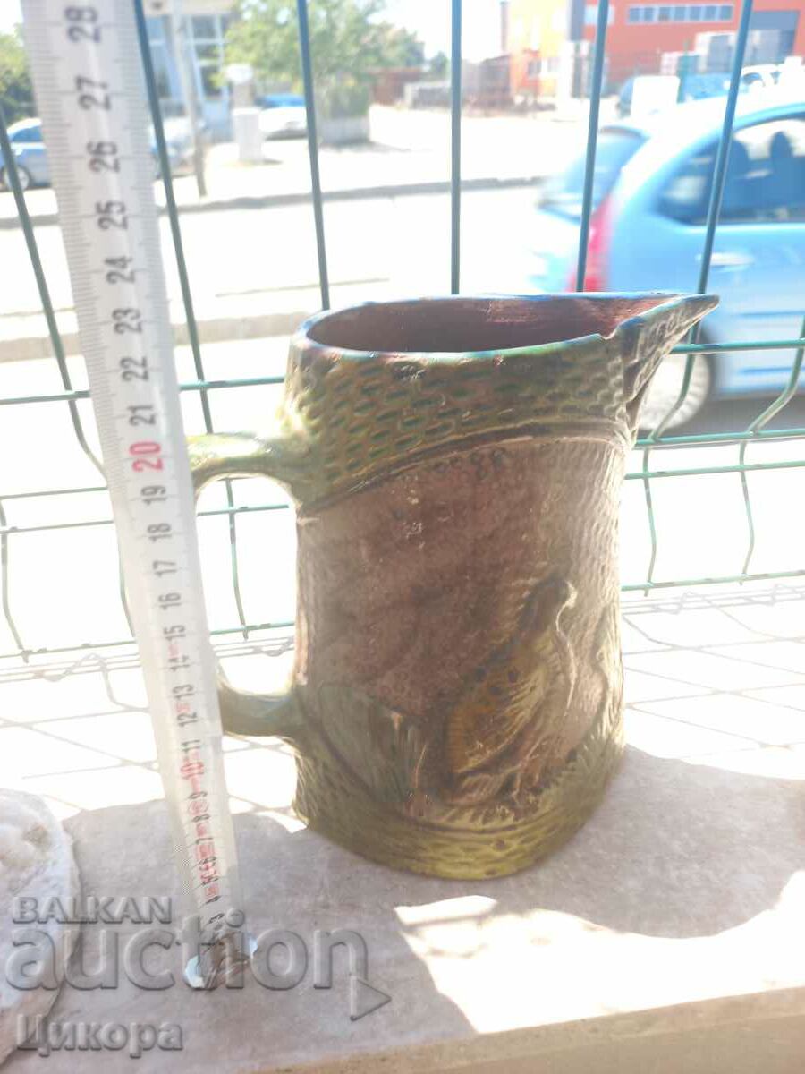 Auction  OLD CLAY POT CERAMIC KRONDIR