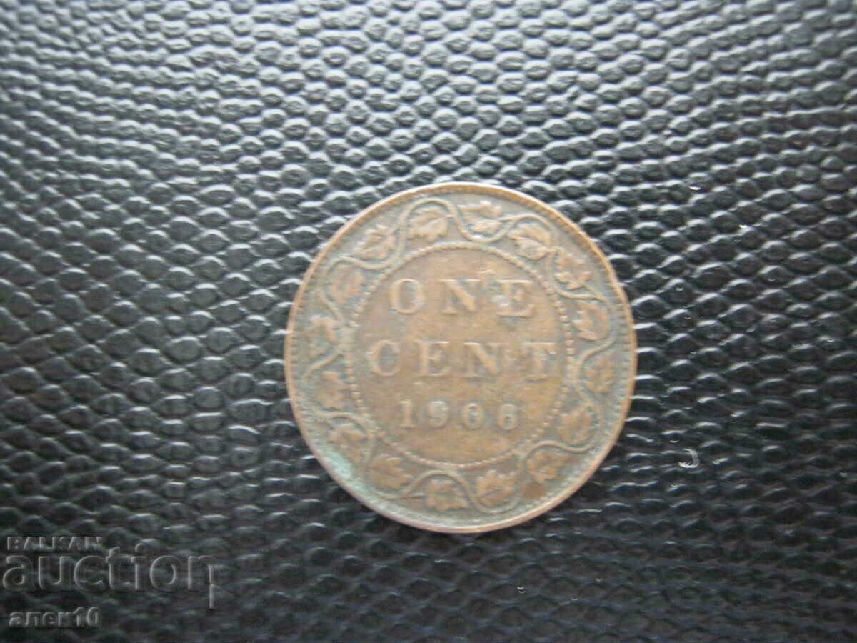 Канада  1  цент  1906
