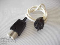 Cable with plug and socket