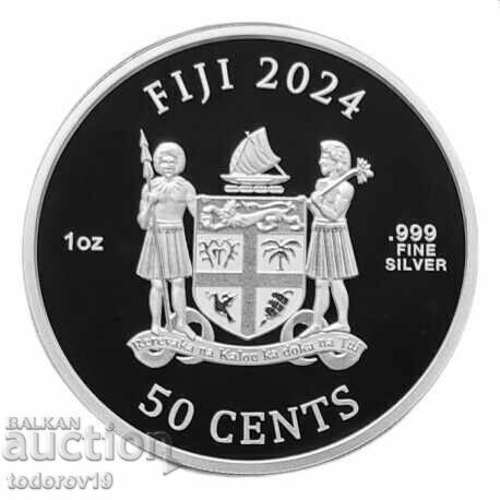 1 oz. Silver Popeye 2024 - island Fiji with price 135.99 BGN | € 69.53