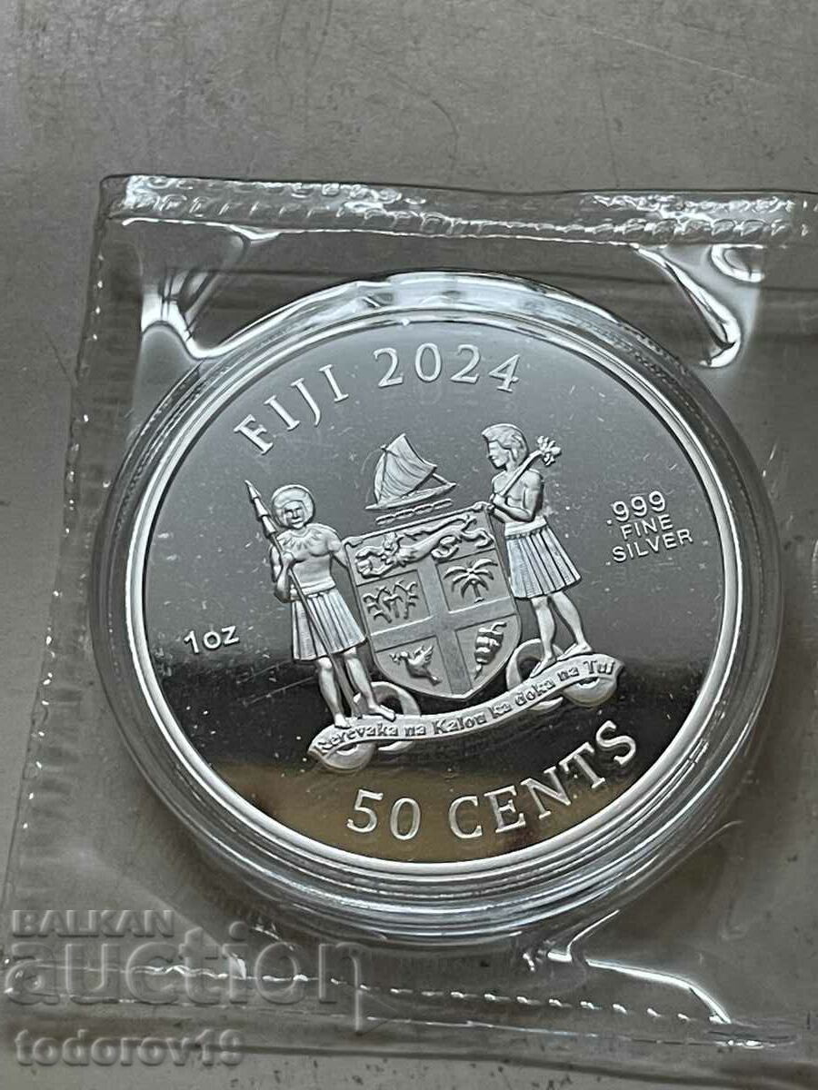 Delivery of 1 oz. Silver Popeye 2024 - island Fiji