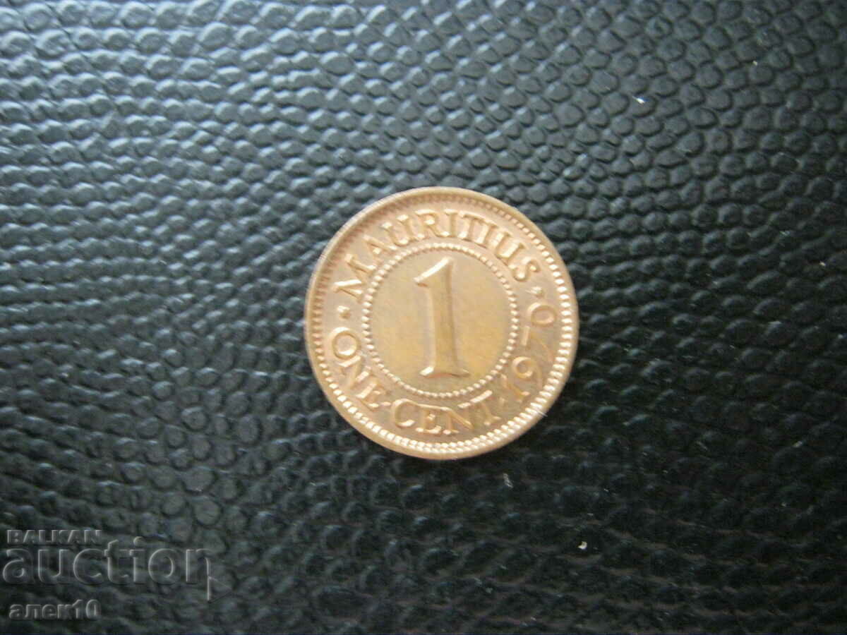 Мавриций  1  цент   1970
