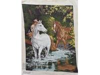 Horses in a river with Ariadne threads. Price BGN 160.
