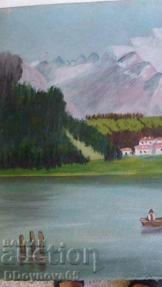 Стара картина 35/50 см. с цена 12.80 €