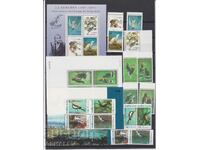 Fauna - Birds lot 7 editions**/5 blocks+7 series/