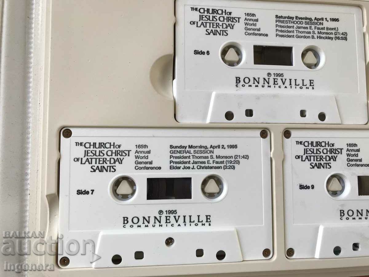 AUDIO CASSETTE CASSETTE ALBUM SET 5 PIECES - 6 AUDIO CASSETTE CASSETTE ALBUM SET 5 PIECES - 6