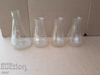 Heat-resistant flasks 500 and 1000 ml. Laboratory glassware