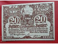 Банкнота-Австрия-Г.Австрия-Рид имТраункрейс-20 хелера 1920