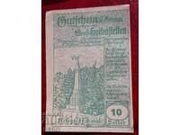 Банкнота-Австрия-Д.Австрия-Зайтенщатен-10 хелера 1920
