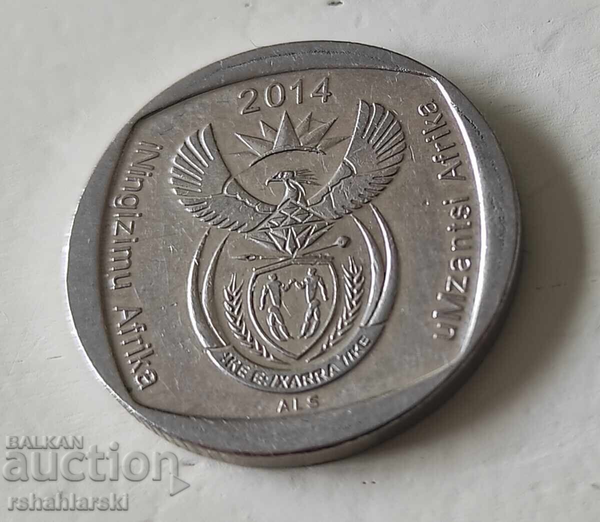 Южна Африка 2 ранда, 2014 с цена € 2.00 | 3.91 лв.