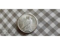 1 (ONE) SILVER (0.900) AMERICAN DOLLAR 1922 XF