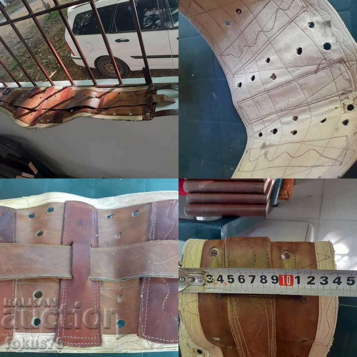 Old wide leather belt girdle - 7 Old wide leather belt girdle - 7