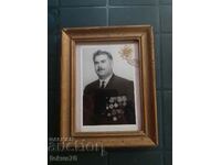 Army General Dobri Djurov photo in a frame