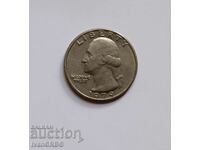 1/4 dolar american 1979 25 cenți America 1979 monedă 1/4 USD