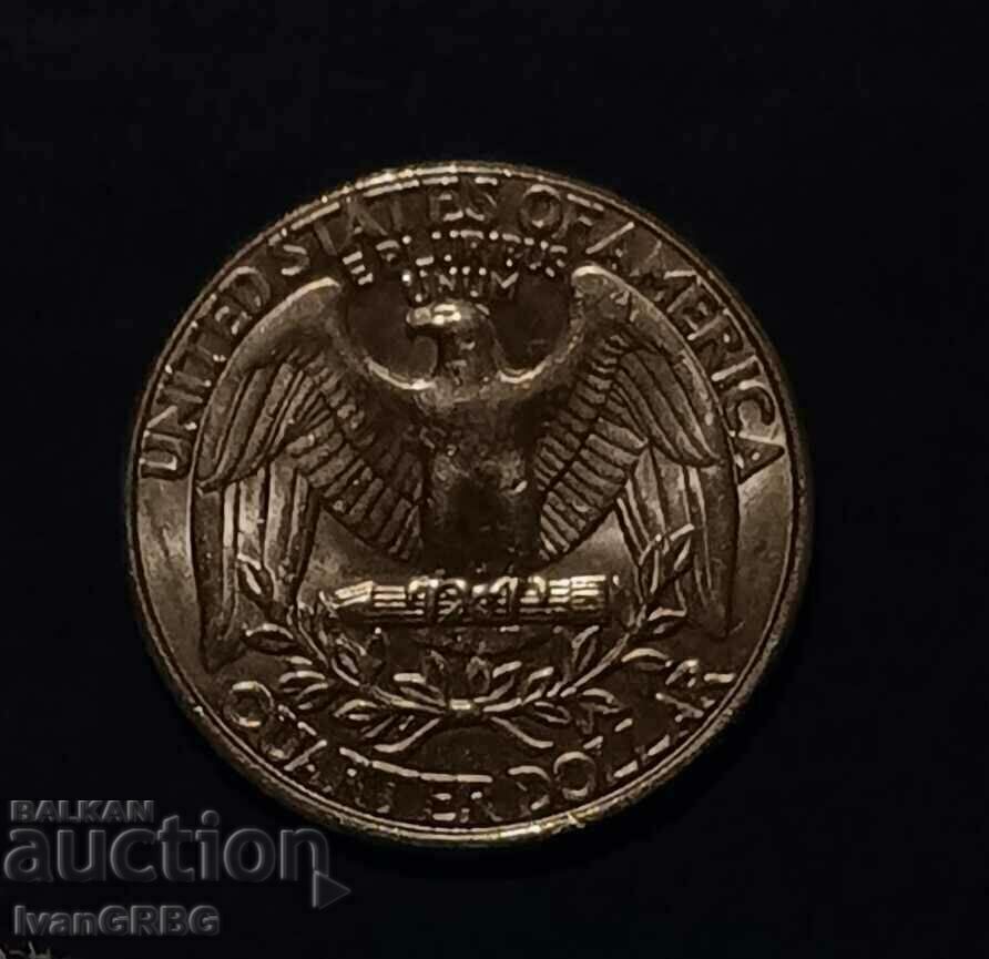 Доставка на 1/4 долар САЩ 1998 САЩ 25 цента 1998 монета Доставка на 1/4 долар САЩ 1998 САЩ 25 цента 1998 монета