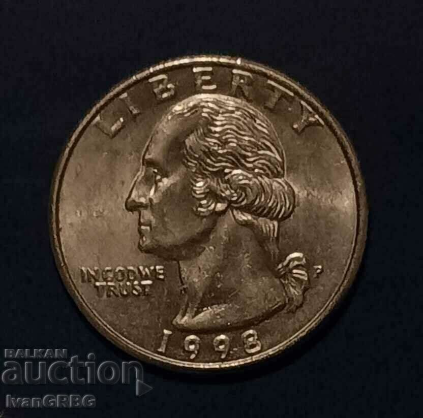 1/4 Dollar US 1998 US 25 Cent 1998 Coin