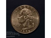 1/4 долар САЩ 1998  САЩ 25 цента 1998 монета