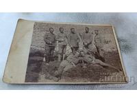 Foto Ofițeri din Skopje 1918 Primul Război Mondial