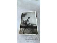 Снимка Младеж по бански на терасата