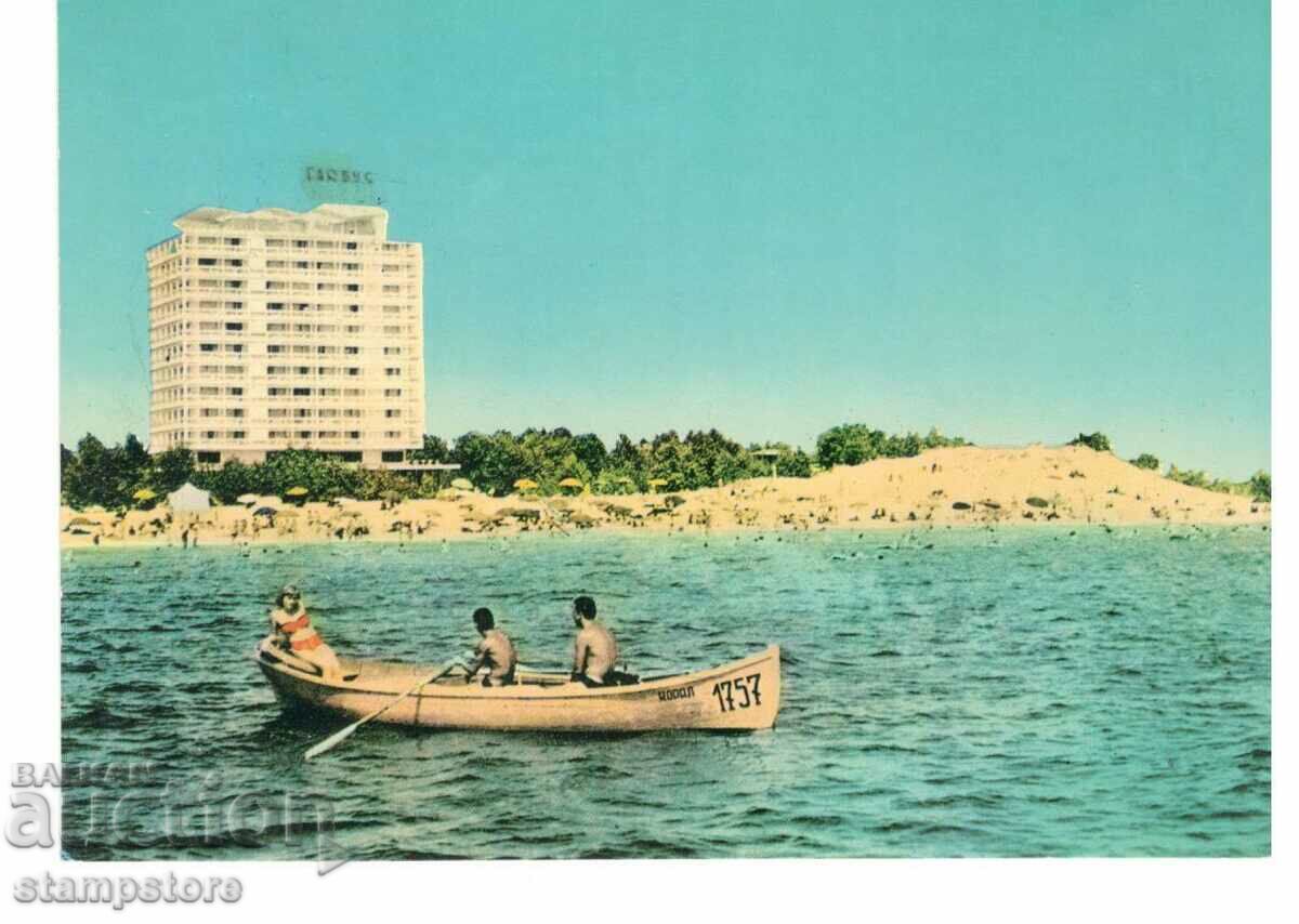 Несебър Изглед от Слънчев бряг - 1962 г пътувала