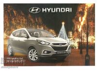 Hyundai advertising card