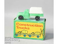 Old Soc plastic toy truck model with box