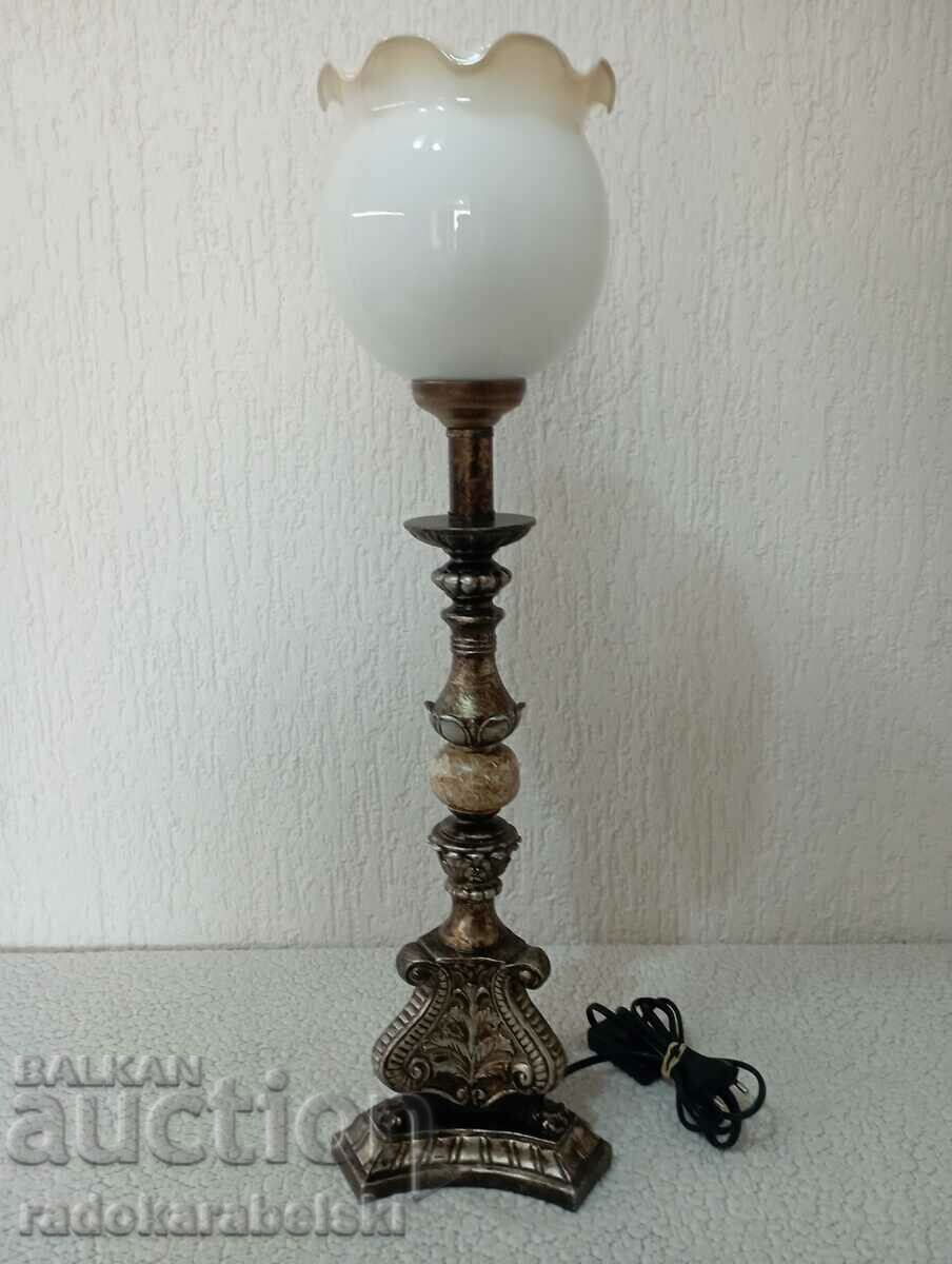 A beautiful ornamental lamp