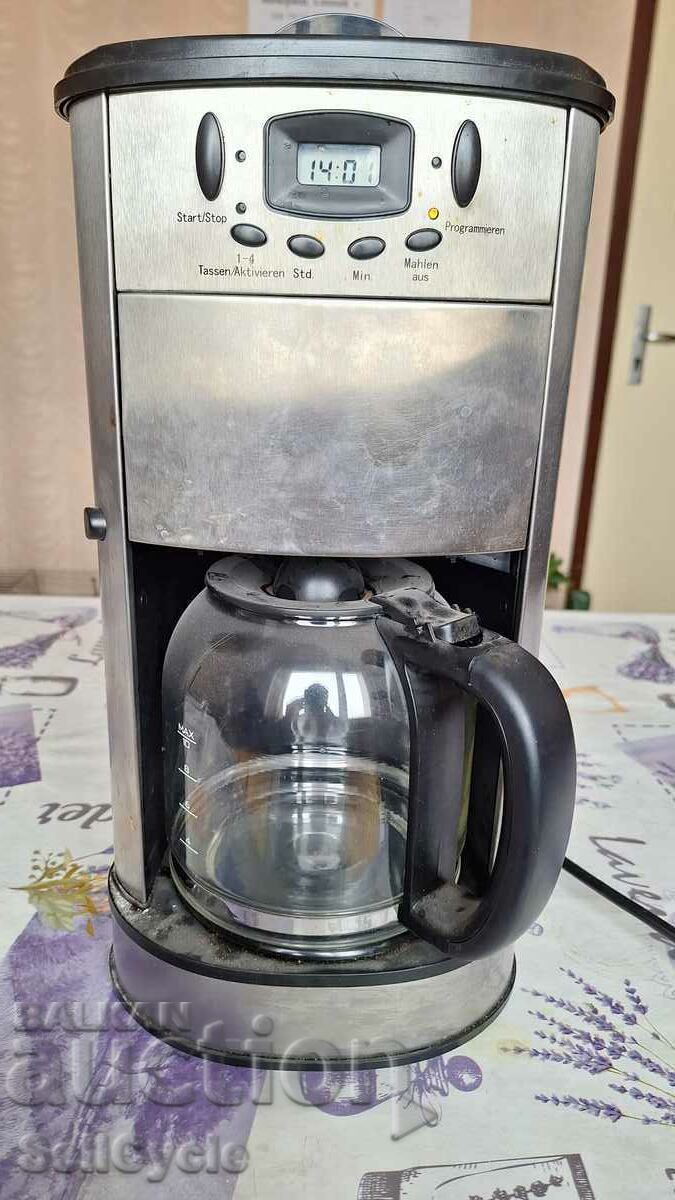 ✅COFFEE MACHINE Edelstahl - XQ688T 1000W❗