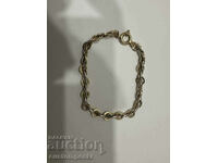 Women's gold bracelet in yellow and white gold 14k (585). 4.78g