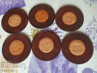 ✅ΔΕΡΜΑΤΙΝΕΣ ΚΟΥΠΕΣ - 6 ΤΕΜ.❗